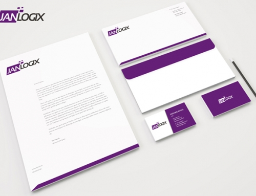 JanLogix Logo and Stationery Design